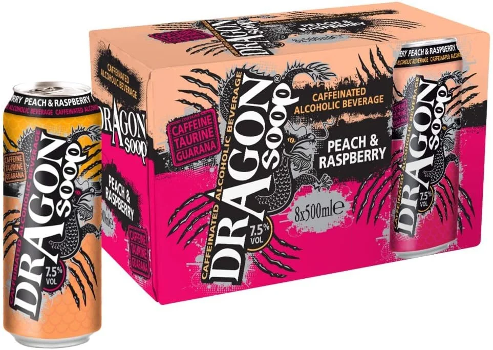 Dragon Soop Peach & raspberrypm£3.49