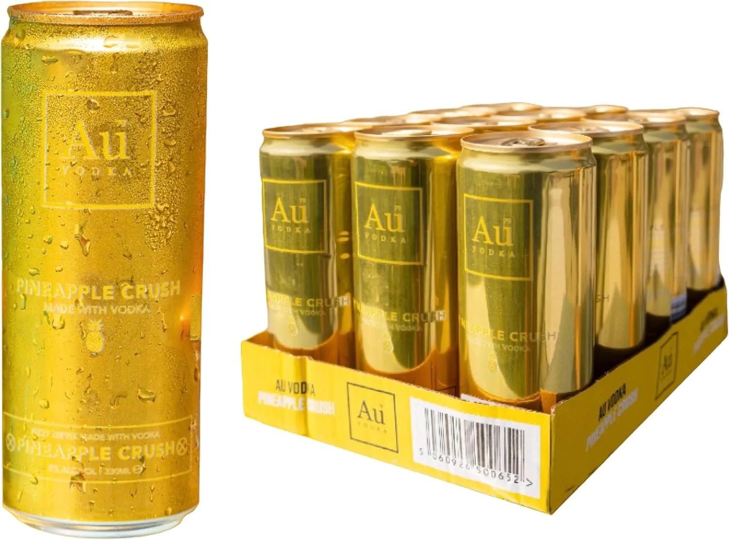 Au vodka pineapple crush cans