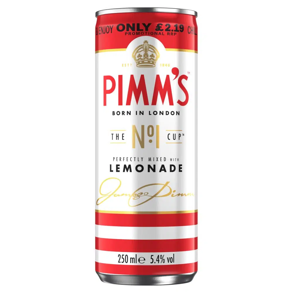 Pimm's Lemonade Can PM £2.19