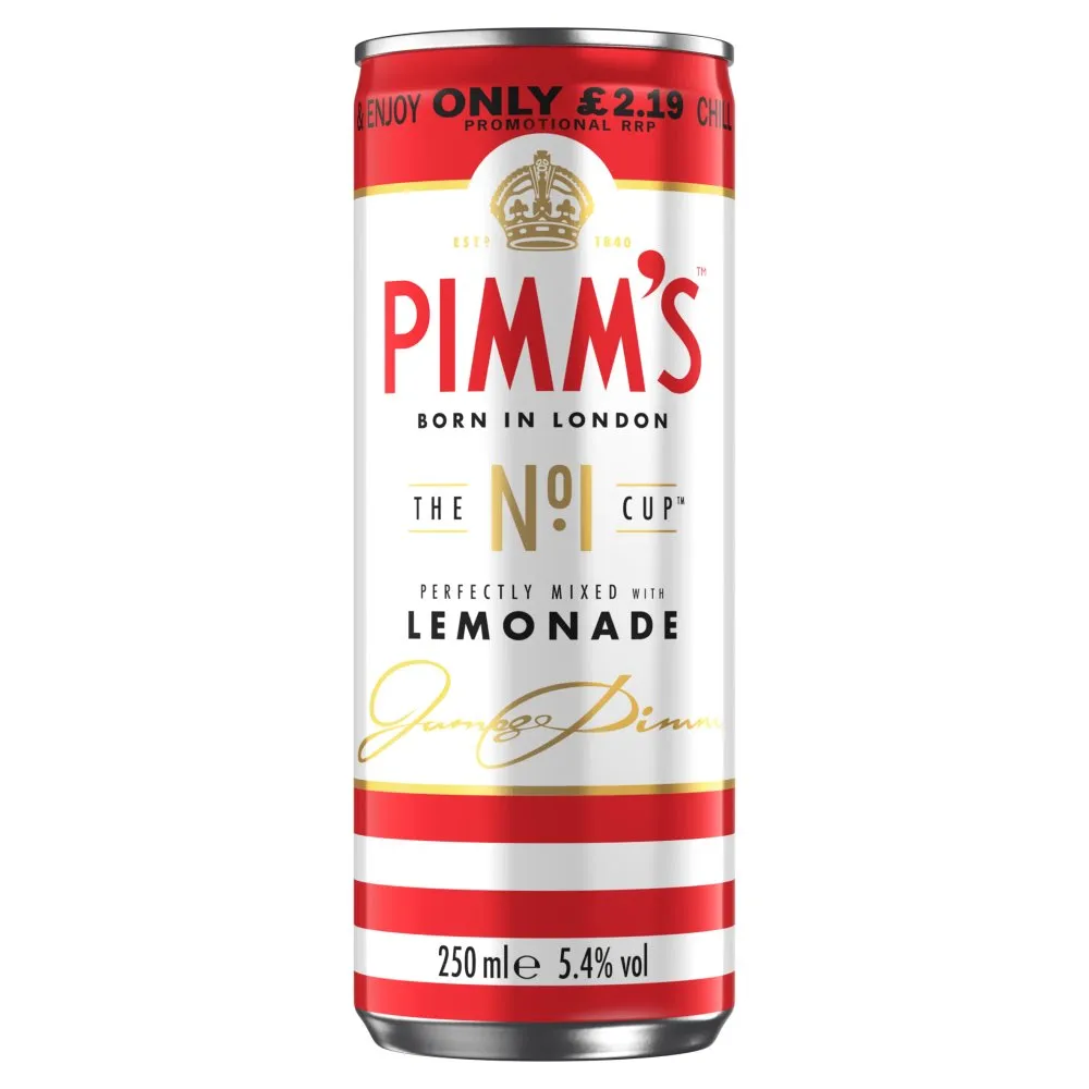 Pimm's Lemonade Can PM £2.19