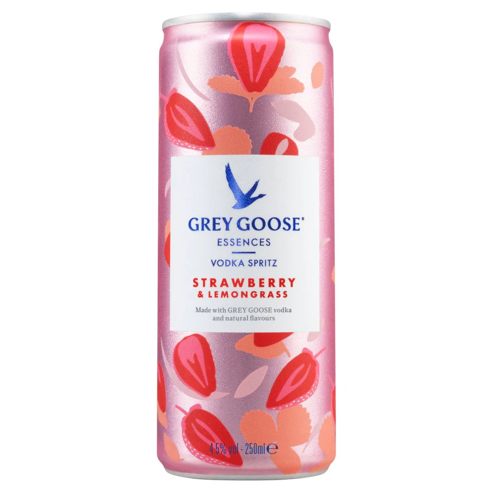 Grey Goose Strawberry & Lemongrass Vodka Can