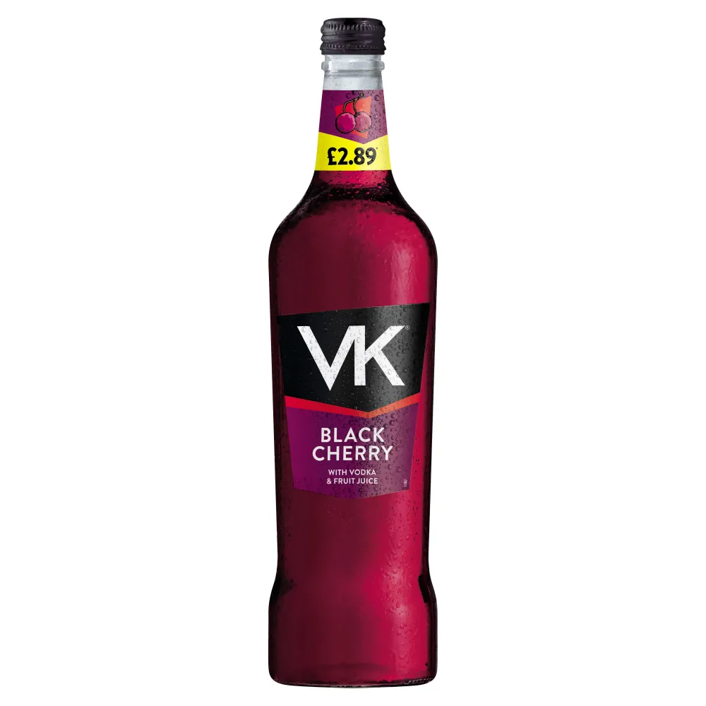 Vk black cherry â£2.89 70cl