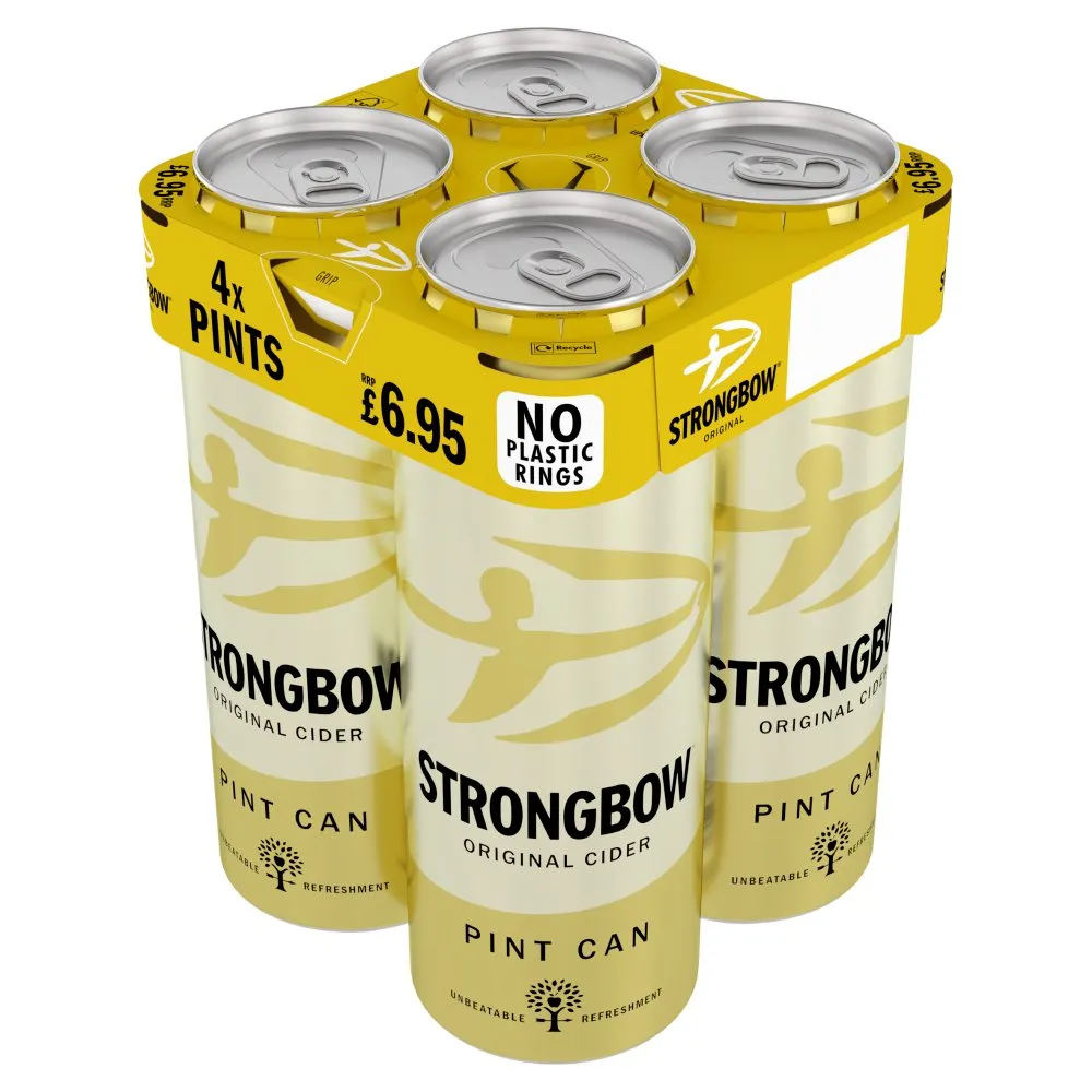 Strongbow original 4x568ml pm â£6.95