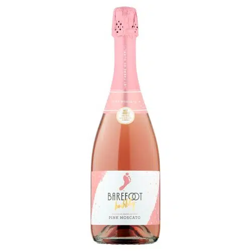 Barefoot bubbly pink moscato sparkling