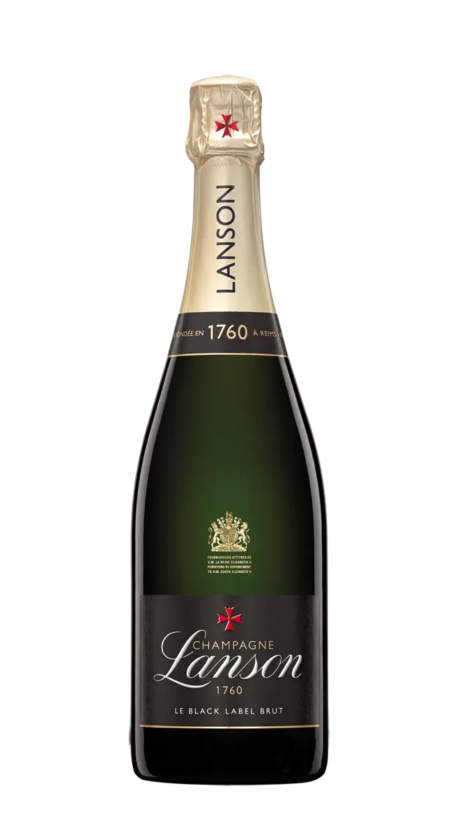 Lanson black label brut champagne