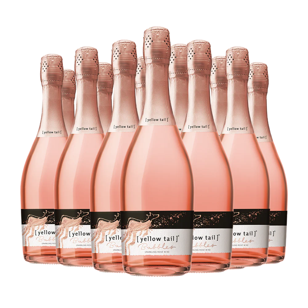 Yellow tail bubble sparkling rosã‰ wine