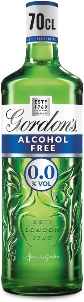 Gordons gin bottle 0% alcohol free