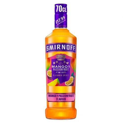 Smirnoff mango & passionfruit pm â£17.99 35%