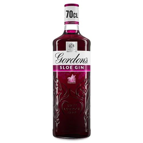 Gordons sloe gin bottle