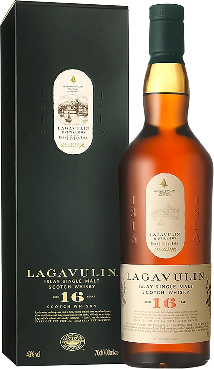 Lagavulin 16yr single malt whisky