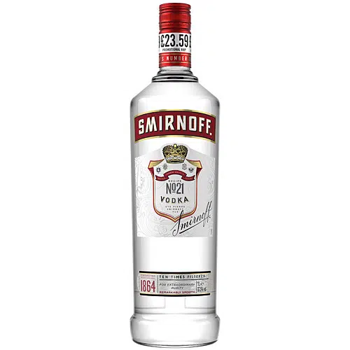 Smirnoff vodka red label pmp â£23.59