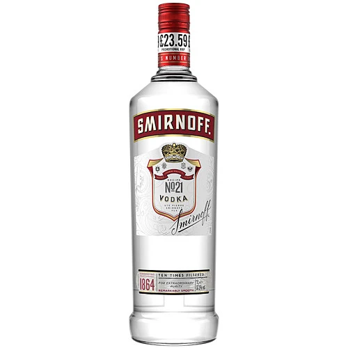 Smirnoff vodka red label pmp â£23.59