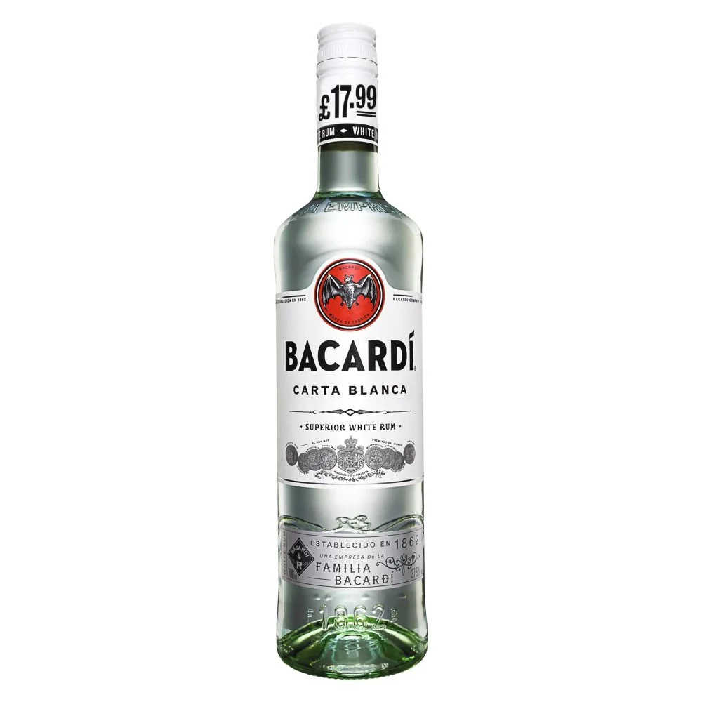 Bacardi carta blanca rum pmâ£17.99