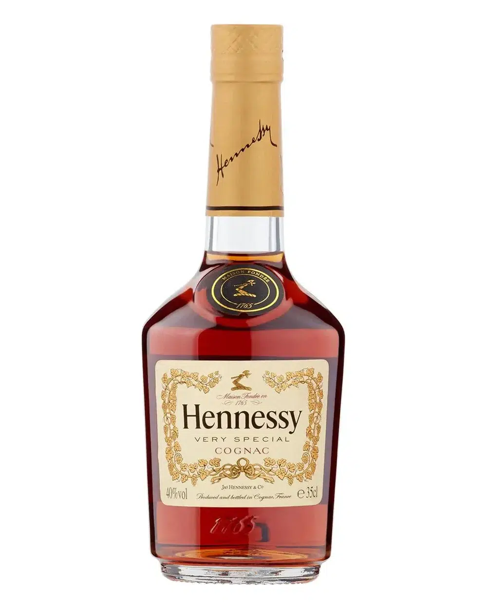 Hennessy cognac vs half