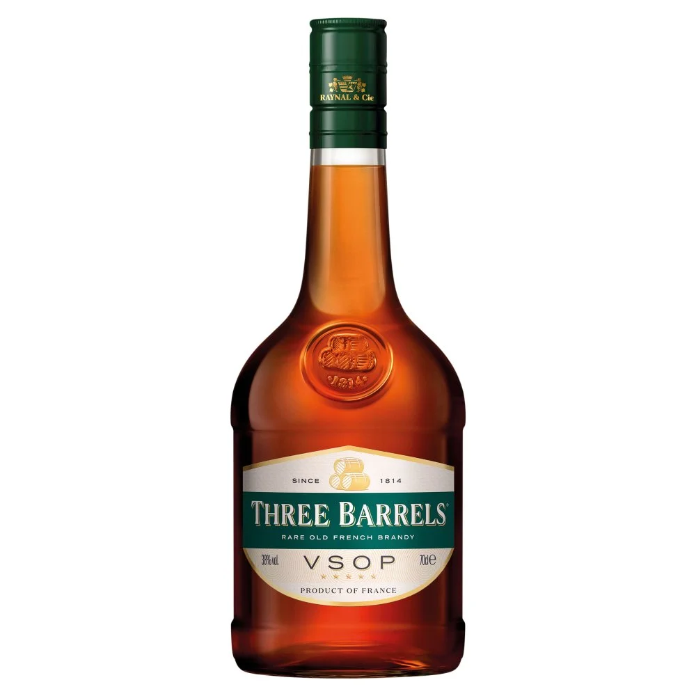 Three barrels brandy 38%dst