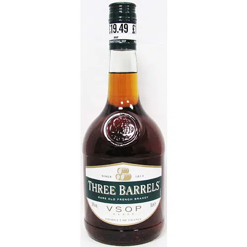 Three barrels brandy pmâ£19.49