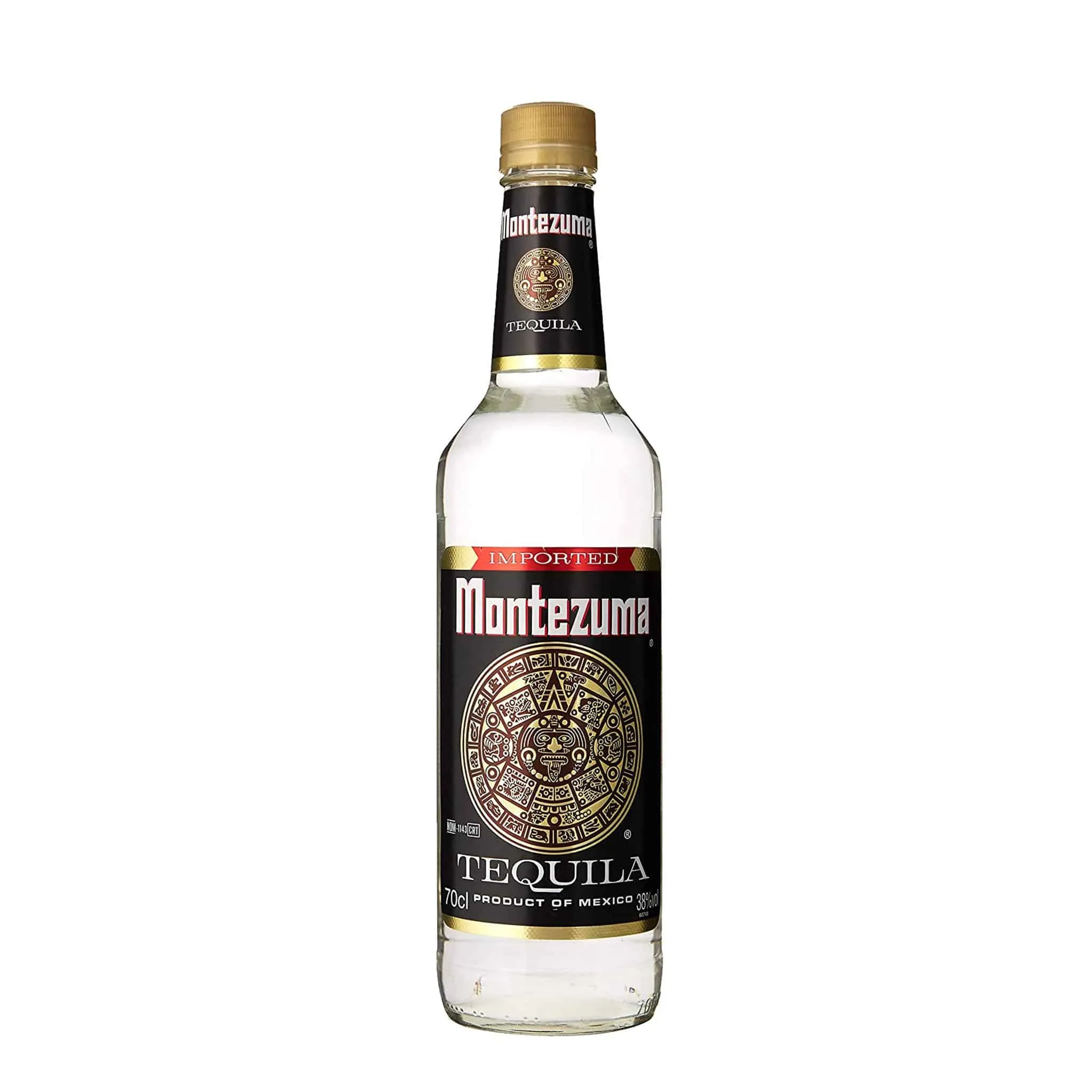 Montezuma silver tequila 38%abv
