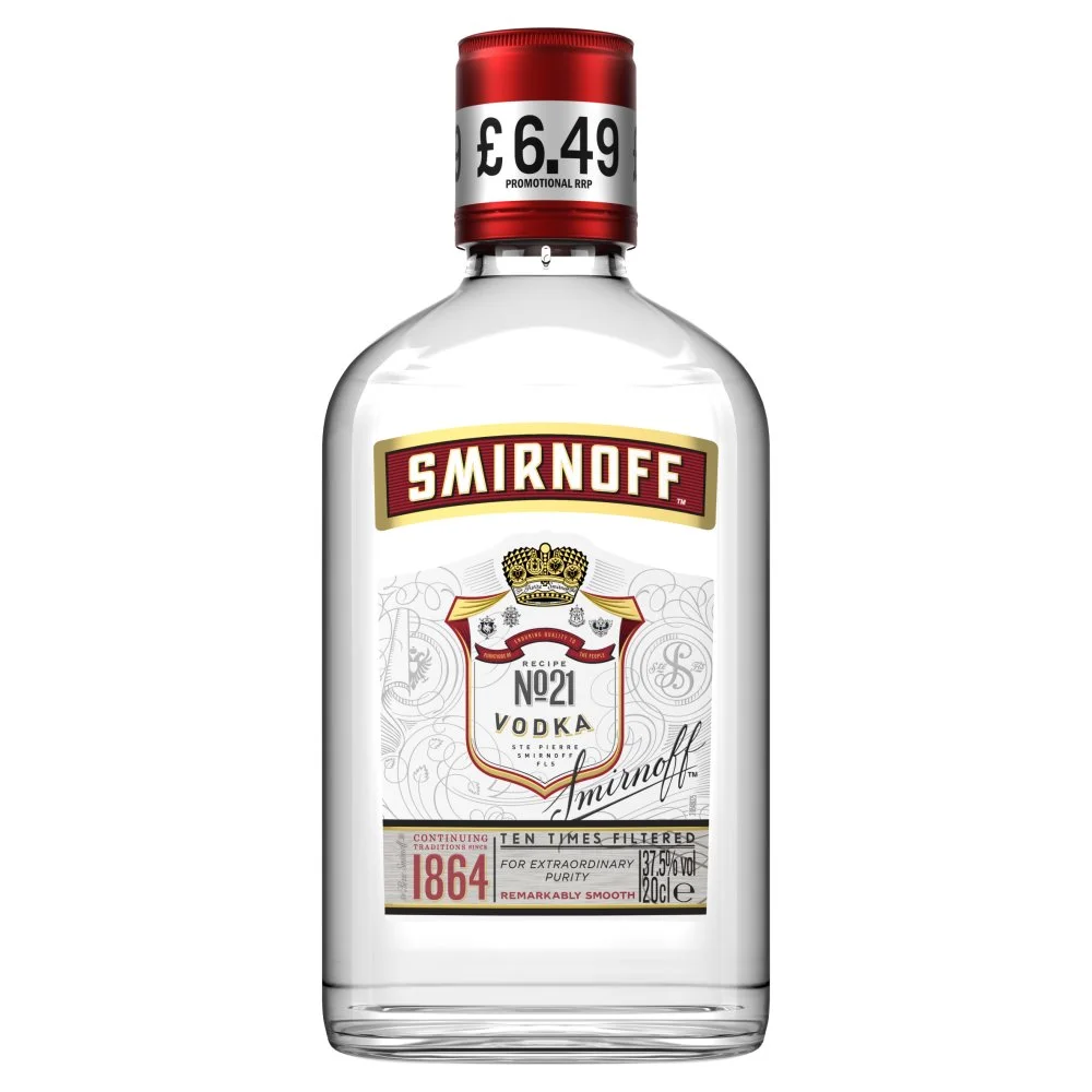 Smirnoff vodka â£6.49