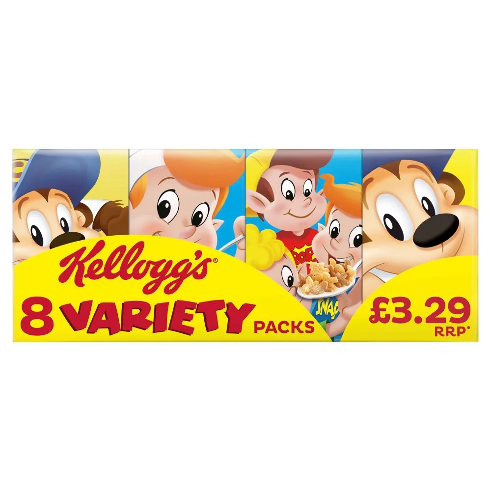 Kellogg's Variety 8pk Breakfast Cereal PM £3.29