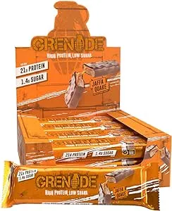 ***grenade protin bars jaffa qua