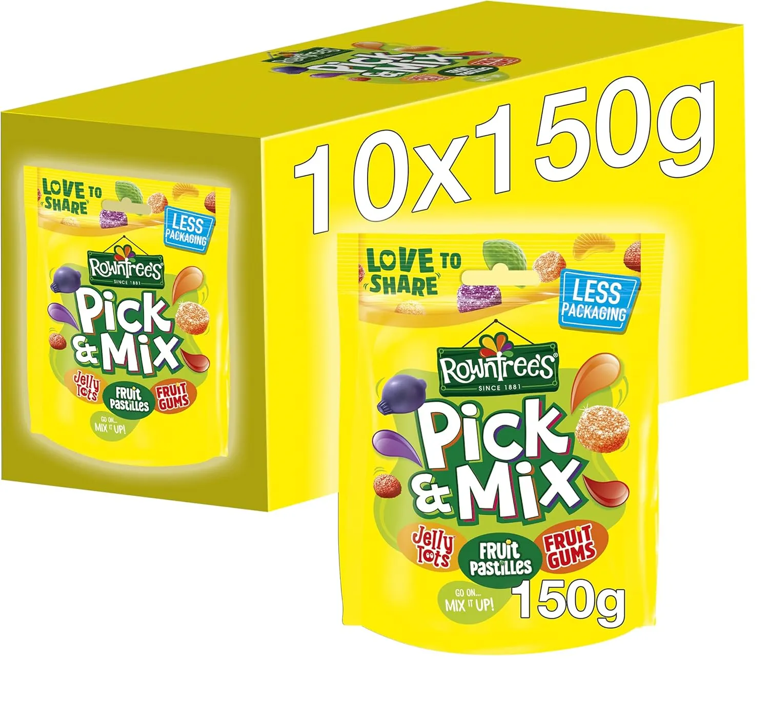 Rowntrees pick & mix pouch vegan