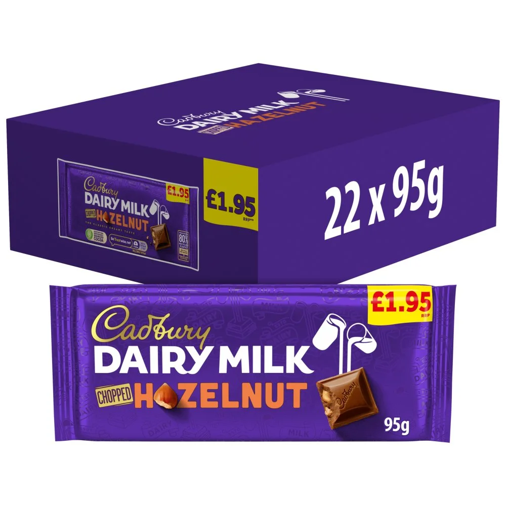 Cadbury dairy milk chopped nut pmp £1.95
