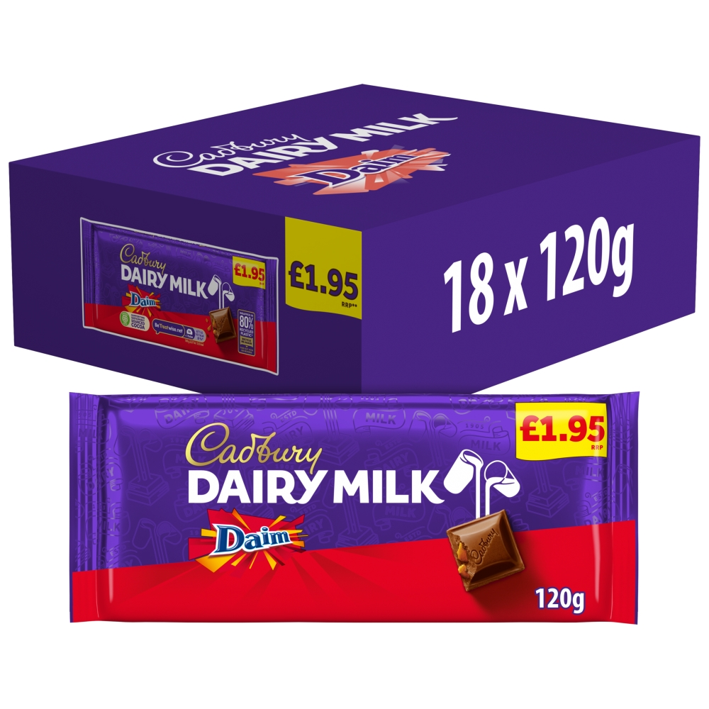 Cadbury dairy milk daim pmp £1.95