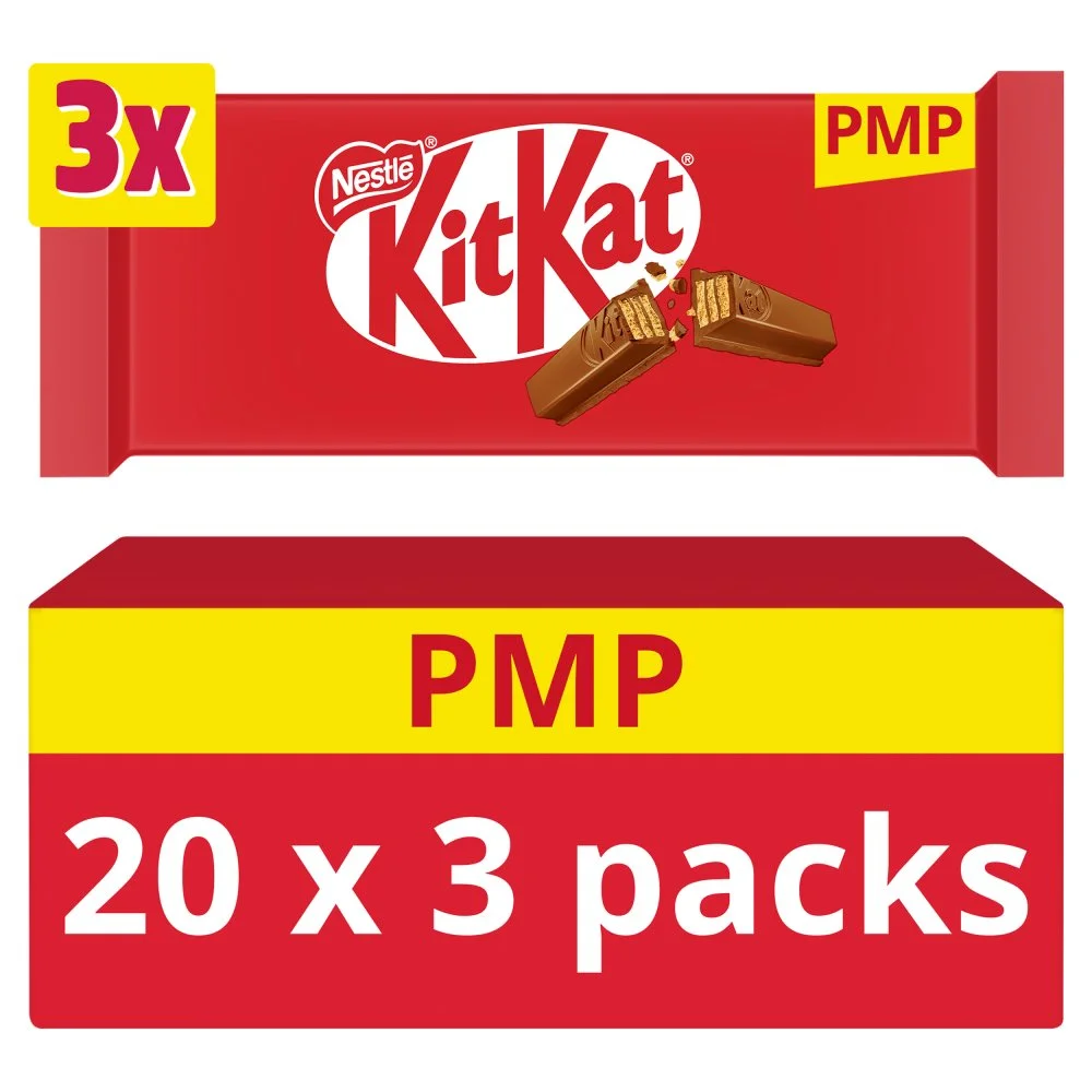 Kitkat 4 Finger 3pack PM £1.85