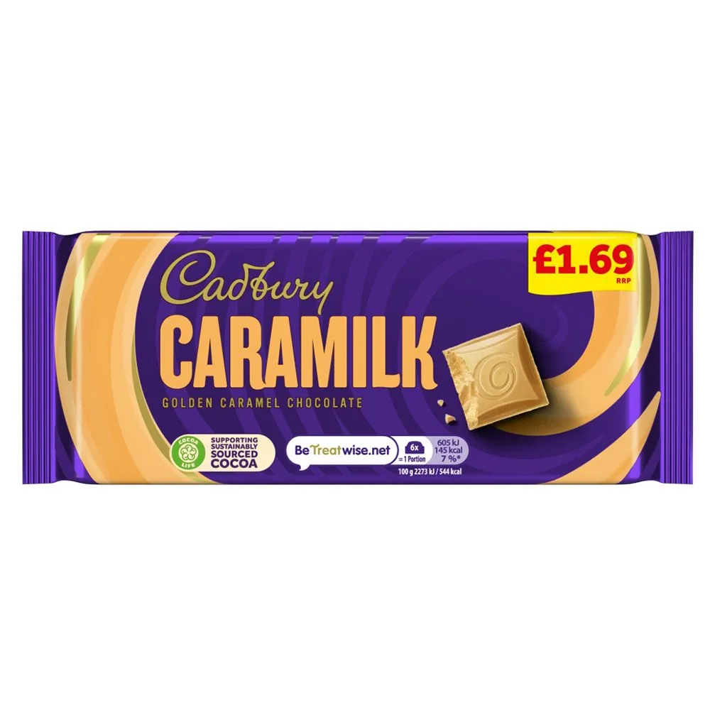 Cadbury caramilk pm £1.69