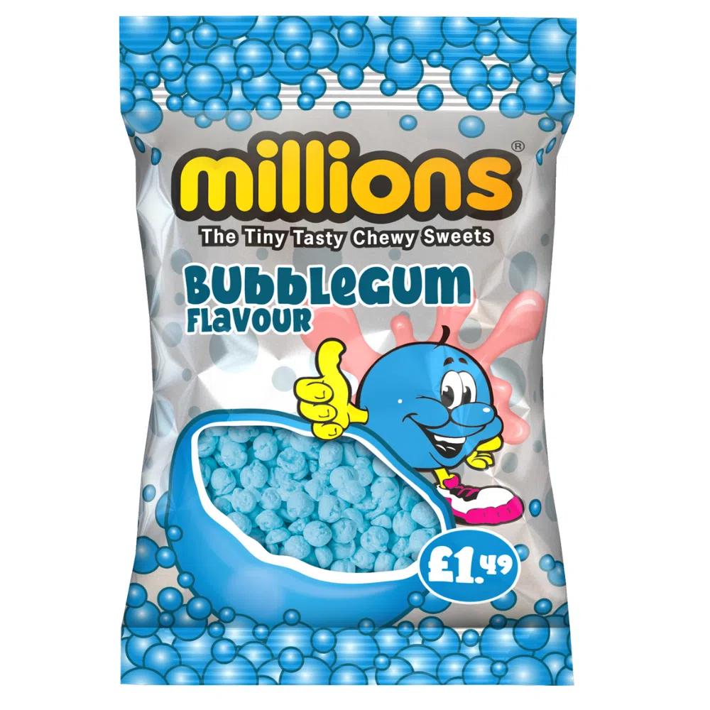 Millions Bubblegum Bags PM £1.49