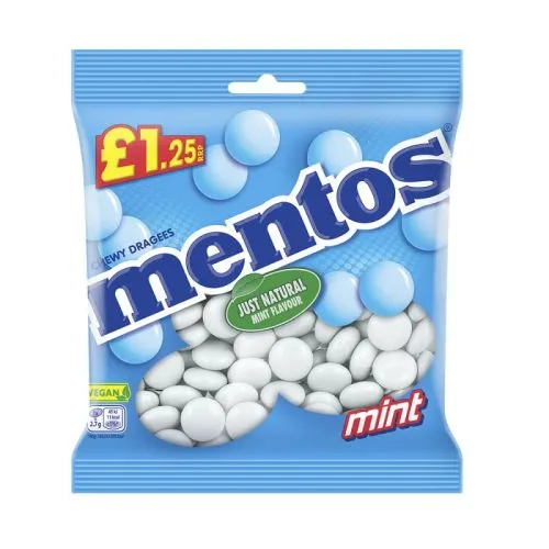 Mentos mint bags pm £1.25