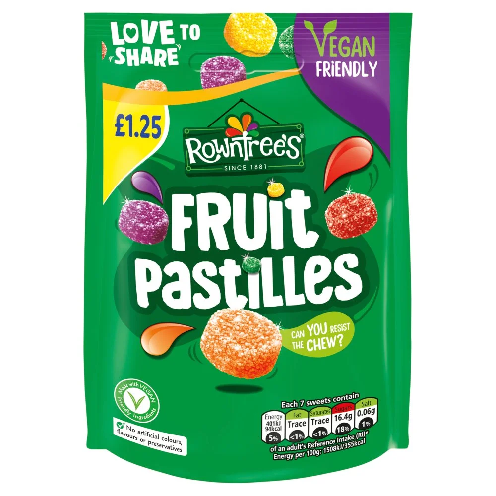 Rowntrees fruit pastilles pm£1.25