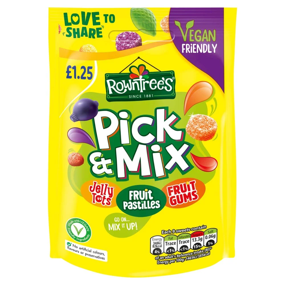 Rowntrees Mixed Vegan PM £1.25