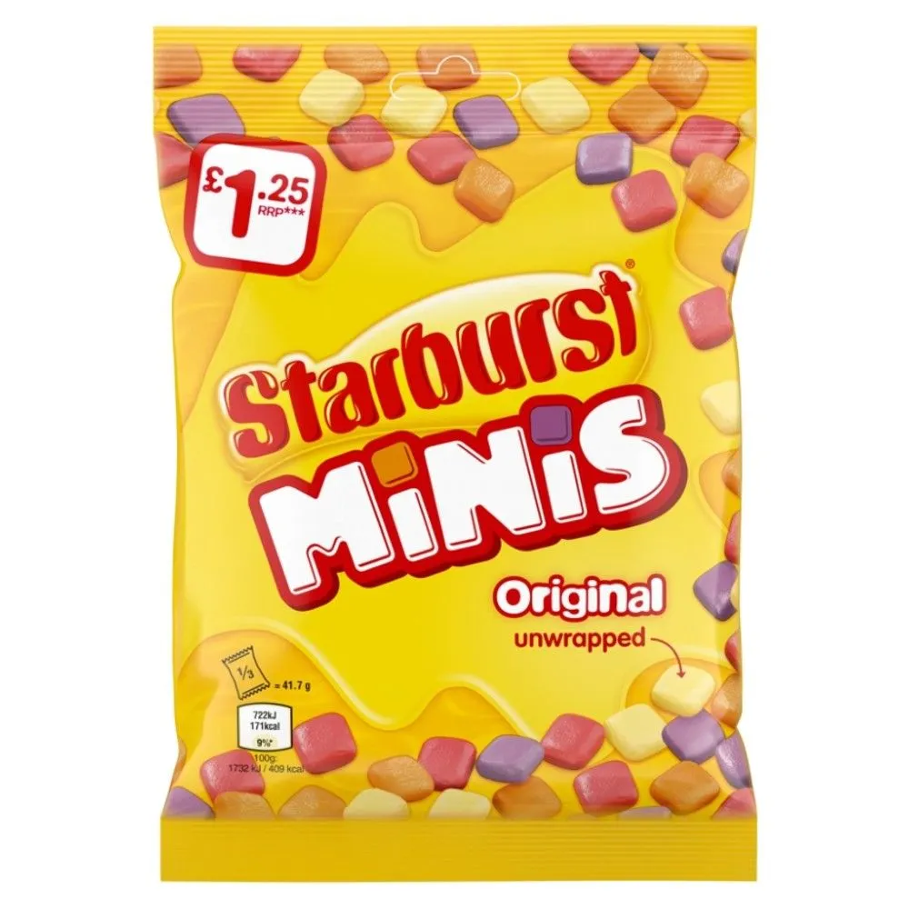 Starburst minis pm £1.25