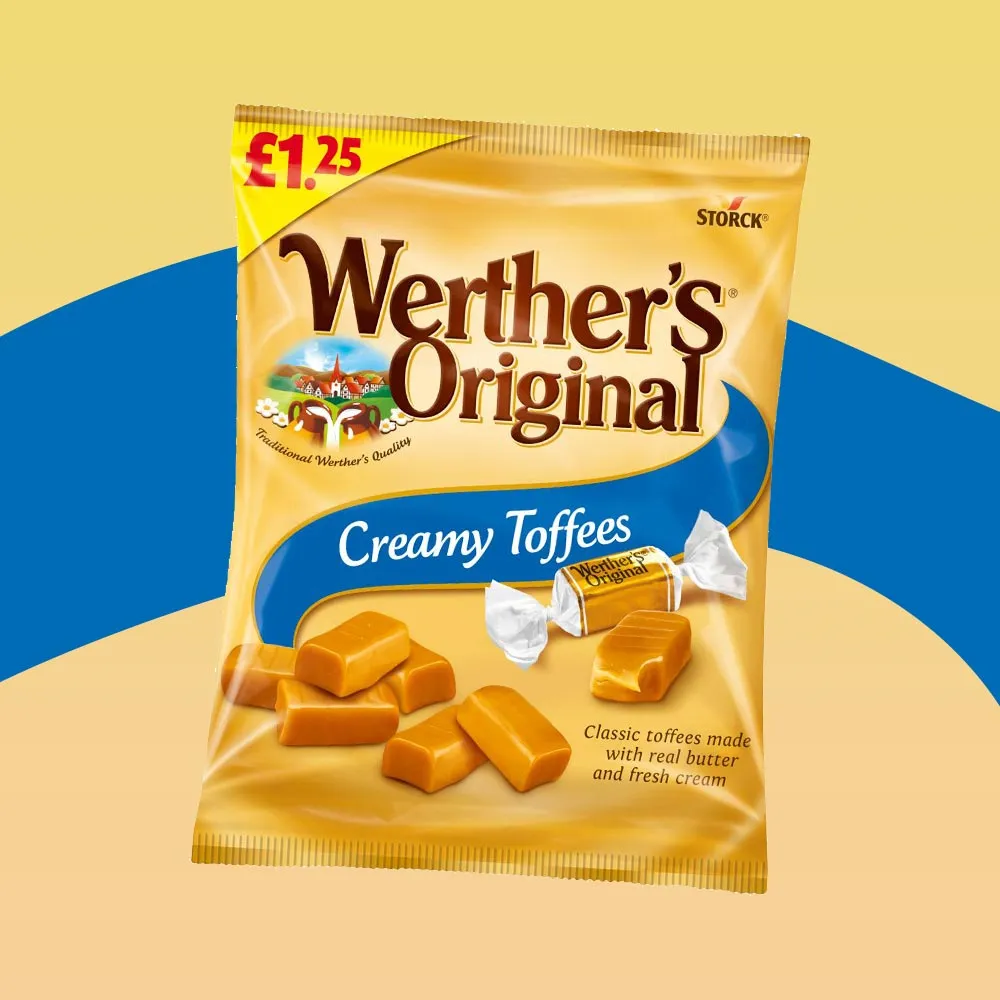 Werther's original creamy toffees pm £1.25