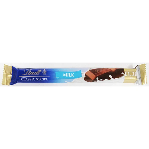 Lindt classic snacking milk pmp £1.20