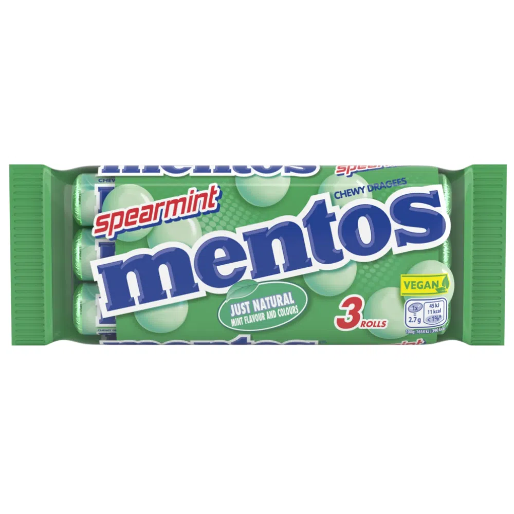Mentos Spearmint 3pack