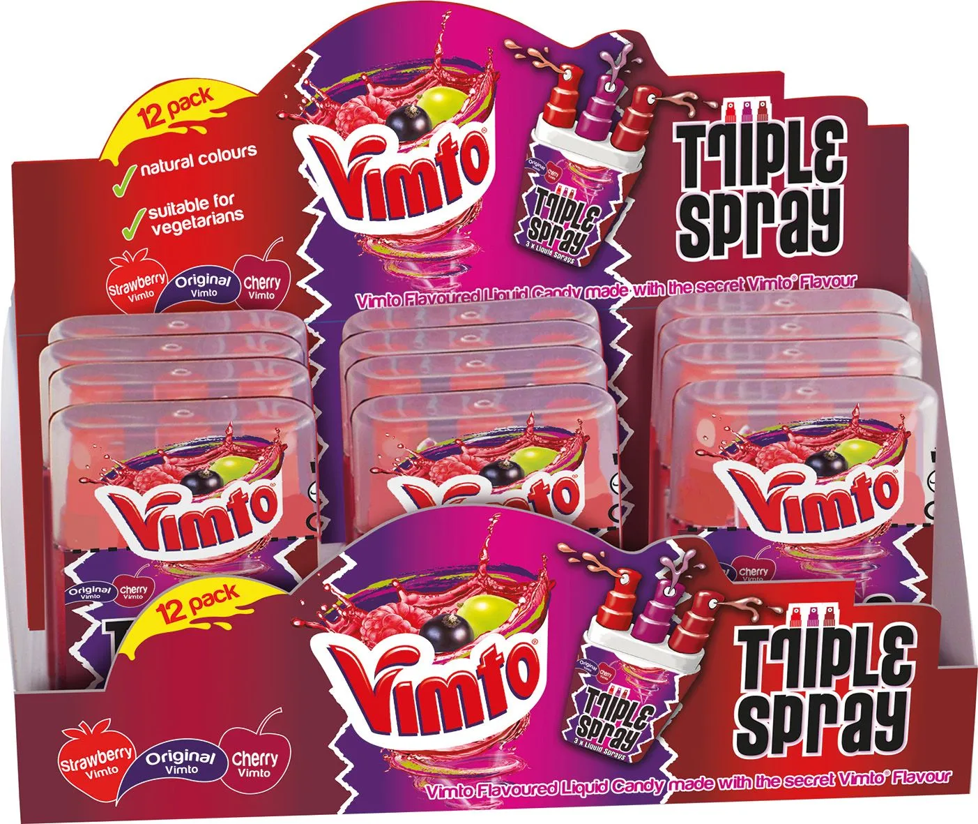 Vimto triple spray