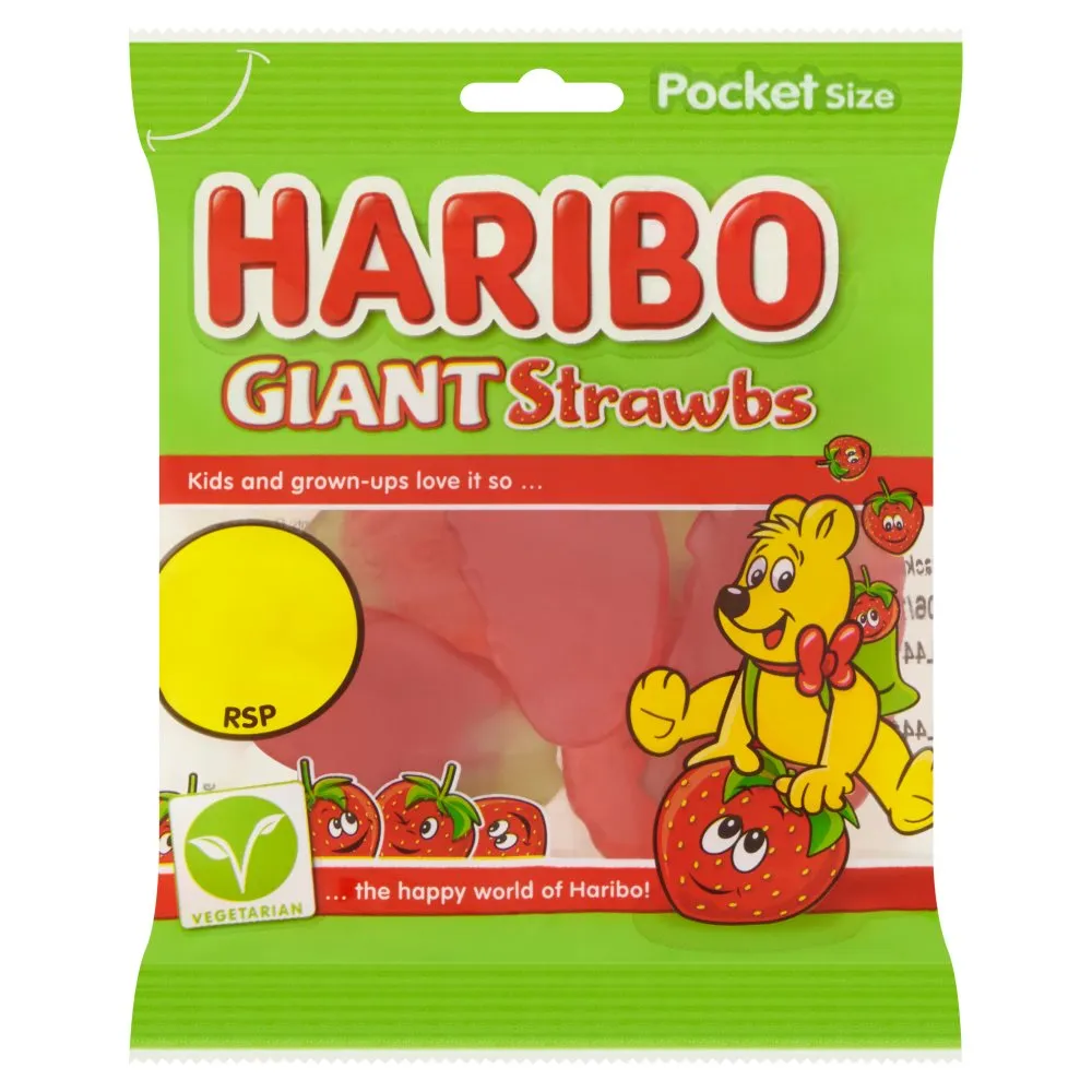 Haribo Giant Strawbs PM £0.70