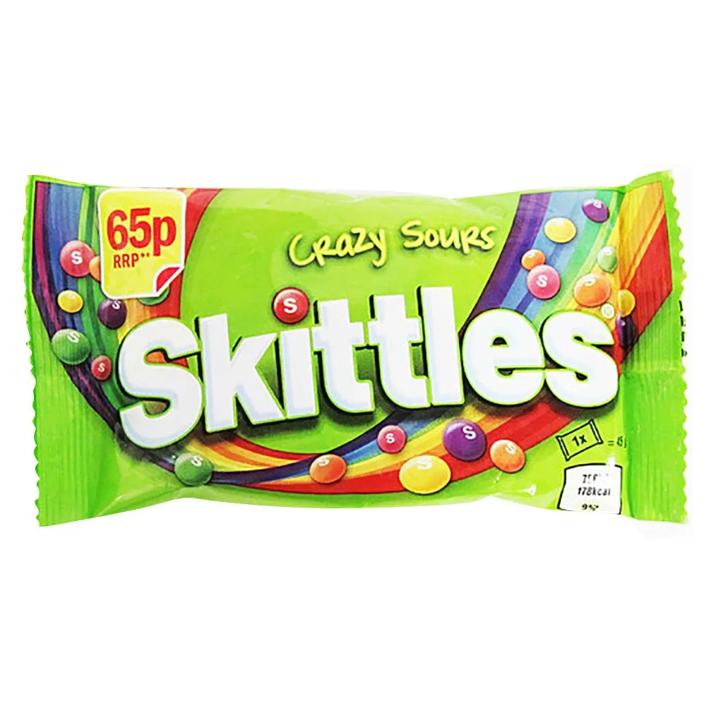 Skittles crazy sours pmp£0.65