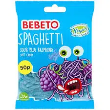 Bebeto spaghetti fizzy blue rasp pm£0.50