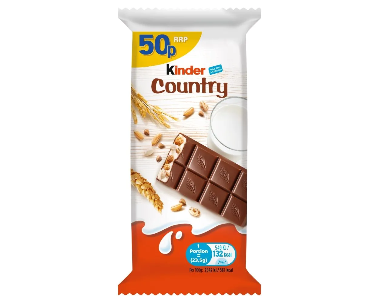 Kinder country pmp £0.50