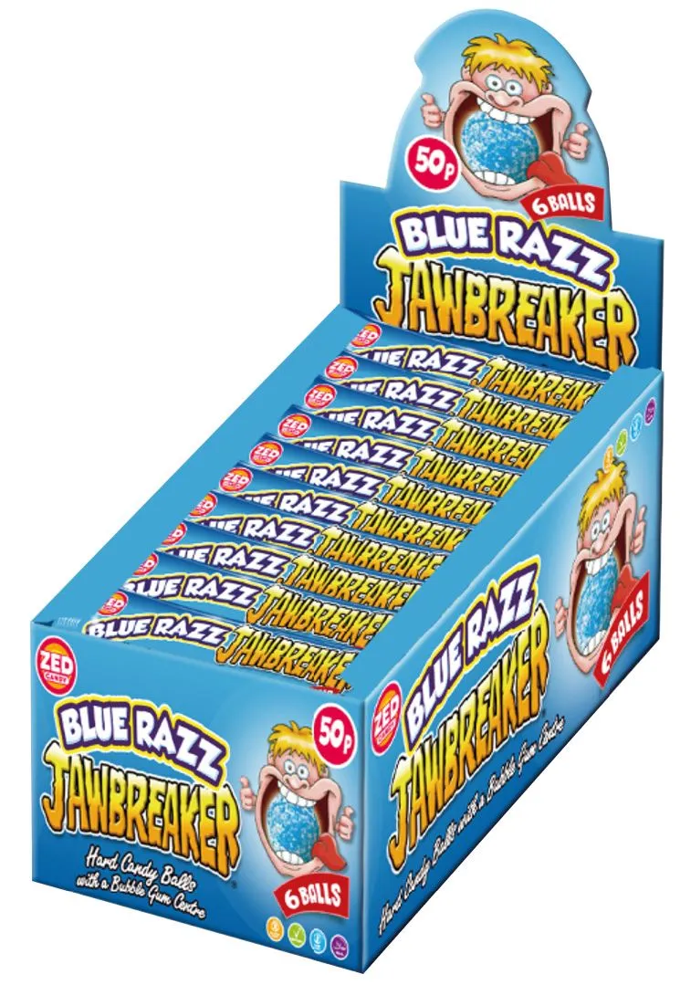 Zed Blue Razz Jawbreakers PM £0.50