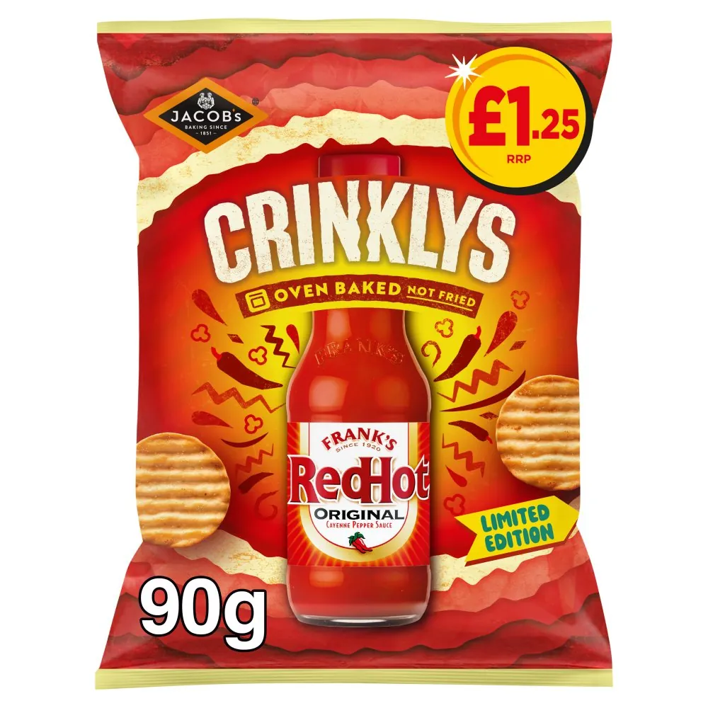 Crinklys Franks Red Hot PM £1.25
