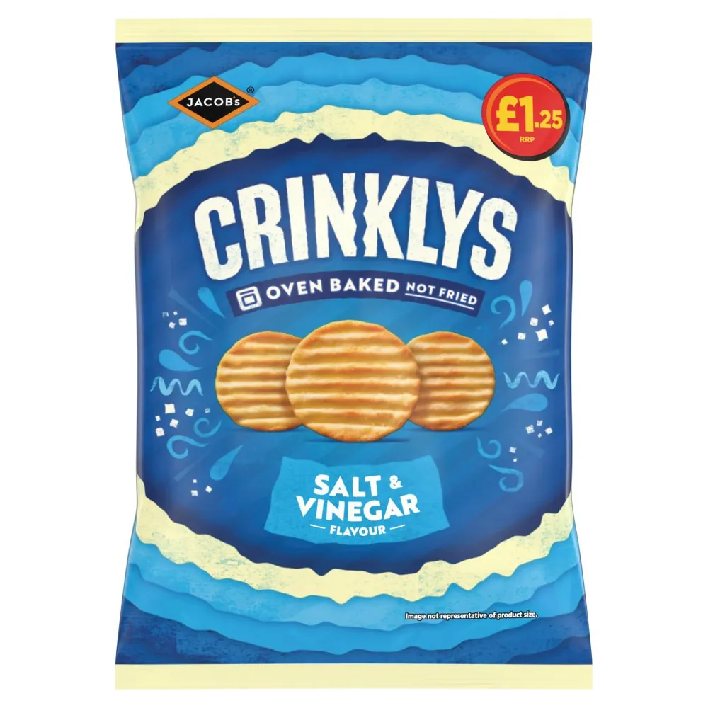 Crinklys salt & vinager pmp£1.25