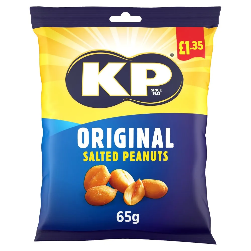 Kp original salted peanuts£1.35