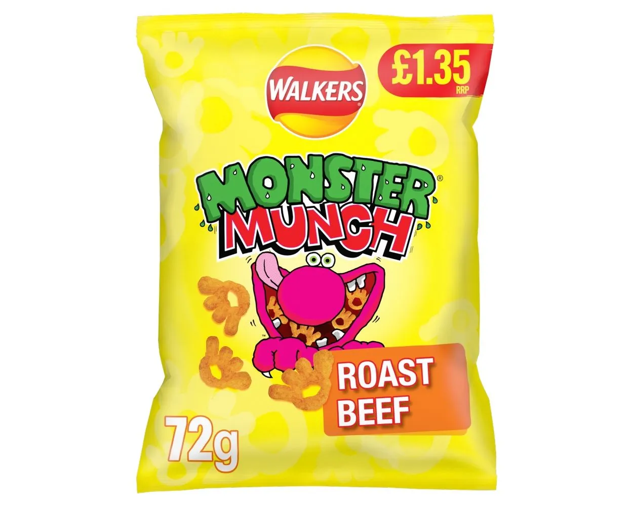 Walkers monster munch roasted beef pmp £1.35