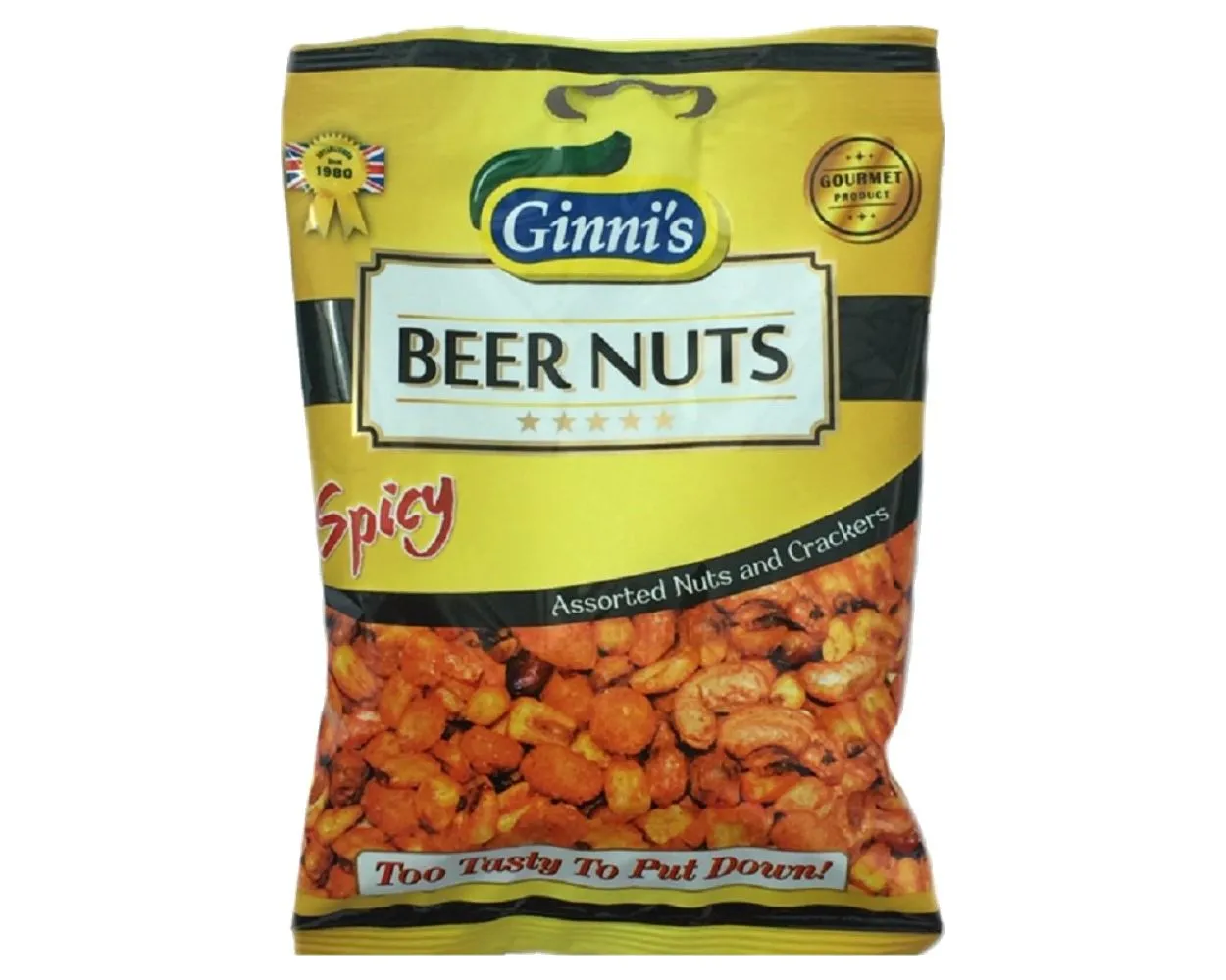 Ginnis beer nuts spicy