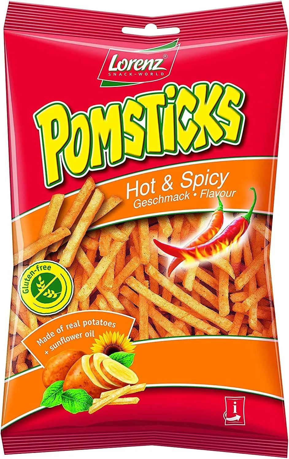 Lorenz pomsticks hot & spicy
