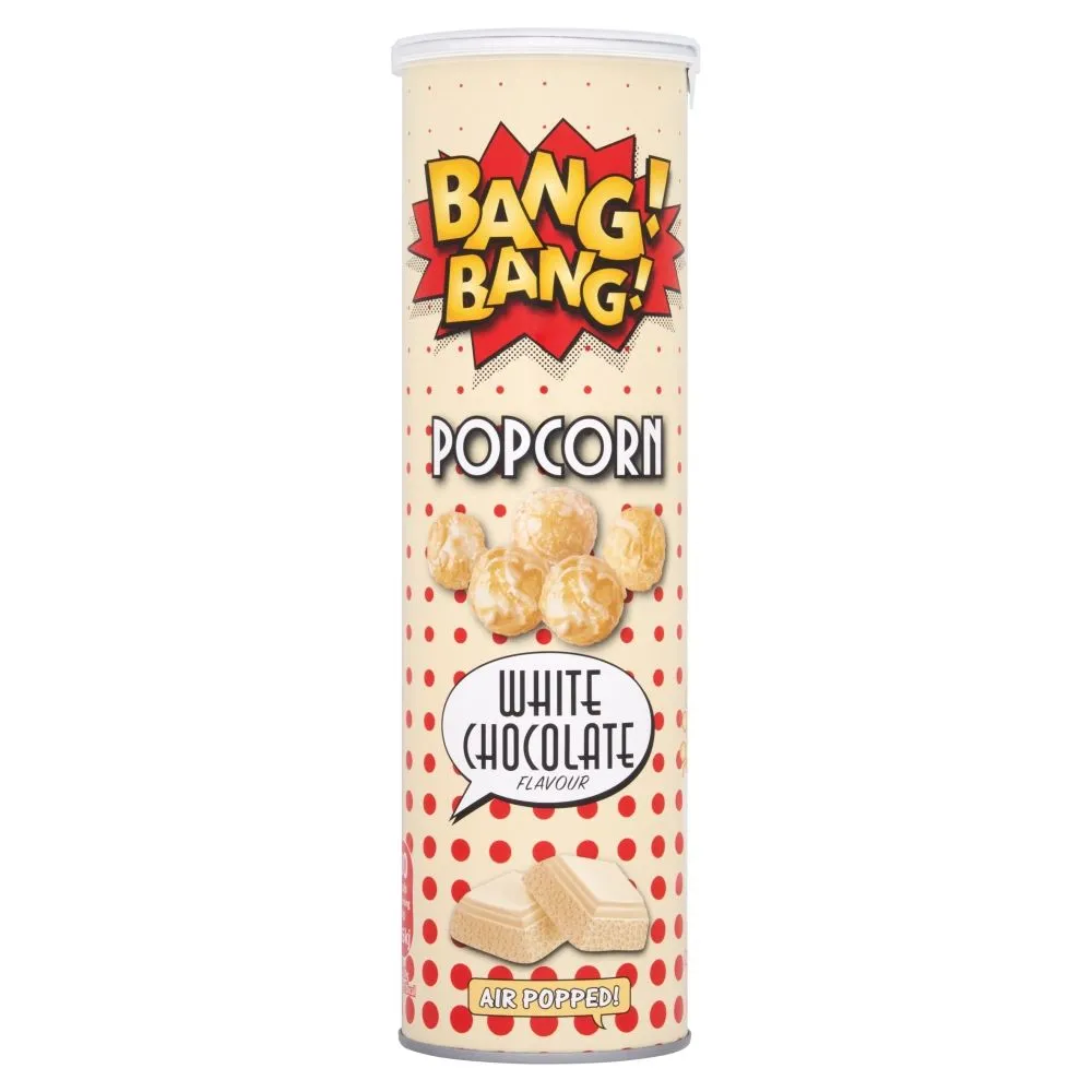 Bangbang popcorn white chocolate flavour